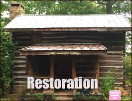 Historic Log Cabin Restoration  Stoutsville, Ohio